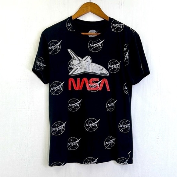 NASA - Vintage NASA Space Shuttle Graphic T Shirt Size Medium - Picture 7 of 9